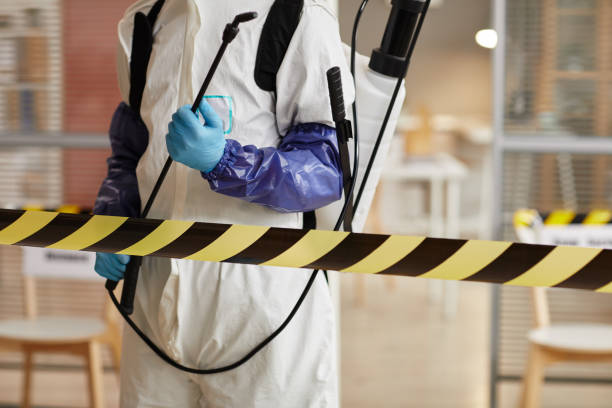 Professional Biohazard technician working in Cortland, IL